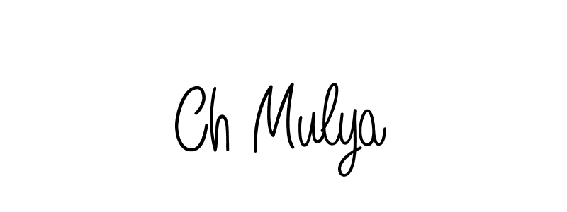 Best and Professional Signature Style for Ch Mulya. Angelique-Rose-font-FFP Best Signature Style Collection. Ch Mulya signature style 5 images and pictures png