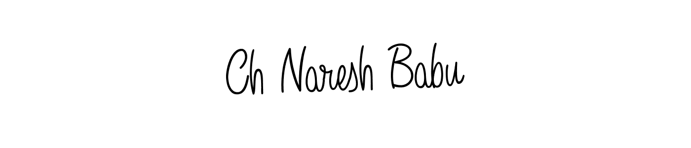 Make a beautiful signature design for name Ch Naresh Babu. Use this online signature maker to create a handwritten signature for free. Ch Naresh Babu signature style 5 images and pictures png