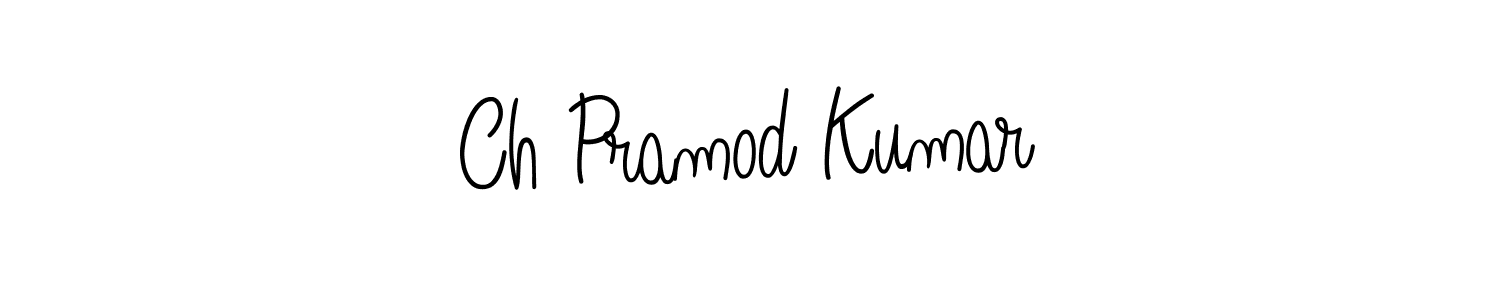 Also You can easily find your signature by using the search form. We will create Ch Pramod Kumar name handwritten signature images for you free of cost using Angelique-Rose-font-FFP sign style. Ch Pramod Kumar signature style 5 images and pictures png