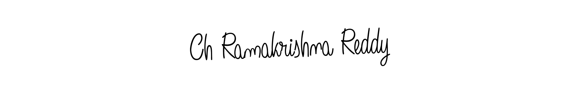 You can use this online signature creator to create a handwritten signature for the name Ch Ramakrishna Reddy. This is the best online autograph maker. Ch Ramakrishna Reddy signature style 5 images and pictures png