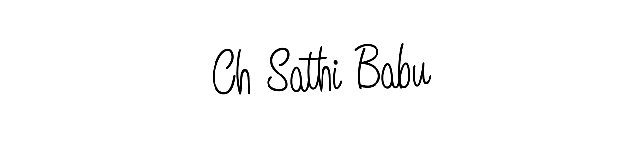Once you've used our free online signature maker to create your best signature Angelique-Rose-font-FFP style, it's time to enjoy all of the benefits that Ch Sathi Babu name signing documents. Ch Sathi Babu signature style 5 images and pictures png