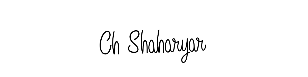 How to Draw Ch Shaharyar signature style? Angelique-Rose-font-FFP is a latest design signature styles for name Ch Shaharyar. Ch Shaharyar signature style 5 images and pictures png