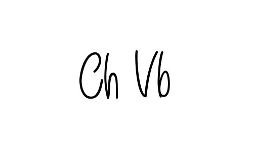 How to Draw Ch Vb signature style? Angelique-Rose-font-FFP is a latest design signature styles for name Ch Vb. Ch Vb signature style 5 images and pictures png