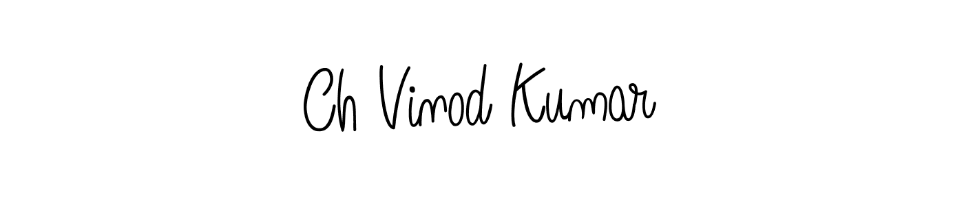 This is the best signature style for the Ch Vinod Kumar name. Also you like these signature font (Angelique-Rose-font-FFP). Mix name signature. Ch Vinod Kumar signature style 5 images and pictures png