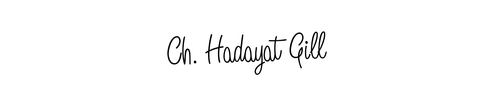 Here are the top 10 professional signature styles for the name Ch. Hadayat Gill. These are the best autograph styles you can use for your name. Ch. Hadayat Gill signature style 5 images and pictures png
