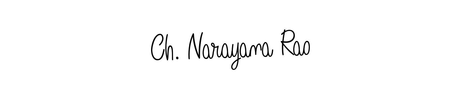 It looks lik you need a new signature style for name Ch. Narayana Rao. Design unique handwritten (Angelique-Rose-font-FFP) signature with our free signature maker in just a few clicks. Ch. Narayana Rao signature style 5 images and pictures png