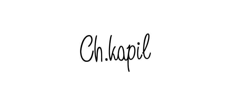 You can use this online signature creator to create a handwritten signature for the name Ch.kapil. This is the best online autograph maker. Ch.kapil signature style 5 images and pictures png