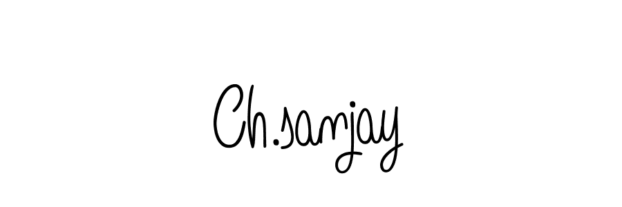 Create a beautiful signature design for name Ch.sanjay. With this signature (Angelique-Rose-font-FFP) fonts, you can make a handwritten signature for free. Ch.sanjay signature style 5 images and pictures png