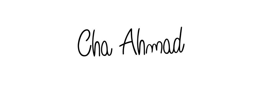 Angelique-Rose-font-FFP is a professional signature style that is perfect for those who want to add a touch of class to their signature. It is also a great choice for those who want to make their signature more unique. Get Cha Ahmad name to fancy signature for free. Cha Ahmad signature style 5 images and pictures png