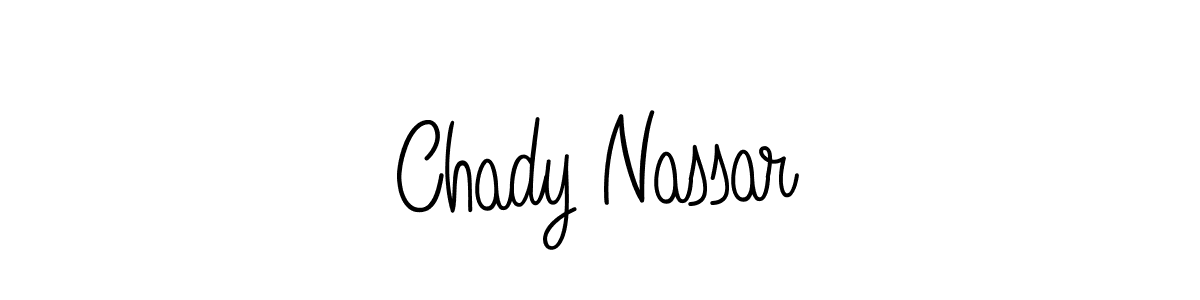 Best and Professional Signature Style for Chady Nassar. Angelique-Rose-font-FFP Best Signature Style Collection. Chady Nassar signature style 5 images and pictures png