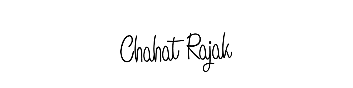 Make a beautiful signature design for name Chahat Rajak. Use this online signature maker to create a handwritten signature for free. Chahat Rajak signature style 5 images and pictures png