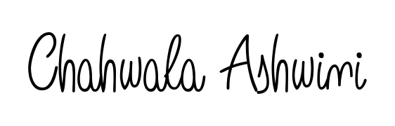 Personalize your online presence with Chahwala Ashwini signature rendered in elegant Angelique-Rose-font-FFP font. Great for website footers and blogs. Chahwala Ashwini signature style 5 images and pictures png