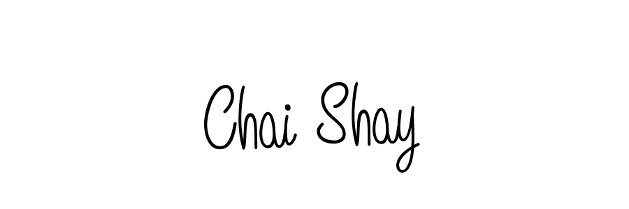 Create a beautiful signature design for name Chai Shay. With this signature (Angelique-Rose-font-FFP) fonts, you can make a handwritten signature for free. Chai Shay signature style 5 images and pictures png