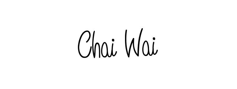 Also You can easily find your signature by using the search form. We will create Chai Wai name handwritten signature images for you free of cost using Angelique-Rose-font-FFP sign style. Chai Wai signature style 5 images and pictures png