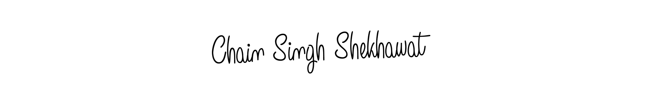 Use a signature maker to create a handwritten signature online. With this signature software, you can design (Angelique-Rose-font-FFP) your own signature for name Chain Singh Shekhawat. Chain Singh Shekhawat signature style 5 images and pictures png