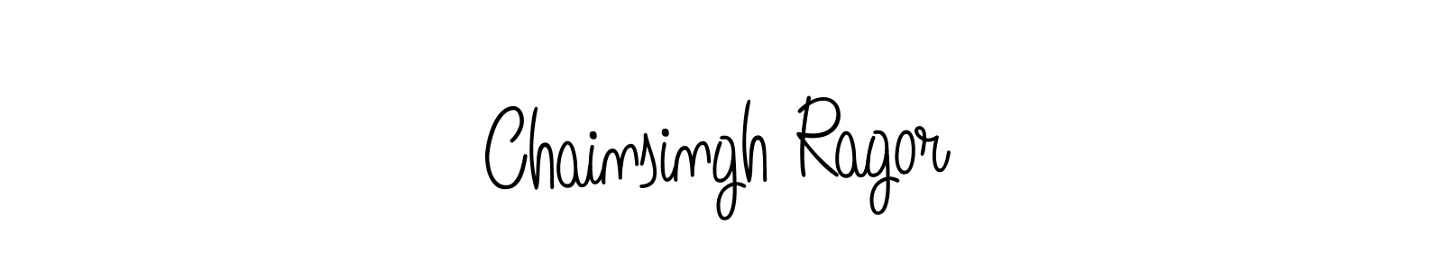 How to make Chainsingh Ragor name signature. Use Angelique-Rose-font-FFP style for creating short signs online. This is the latest handwritten sign. Chainsingh Ragor signature style 5 images and pictures png