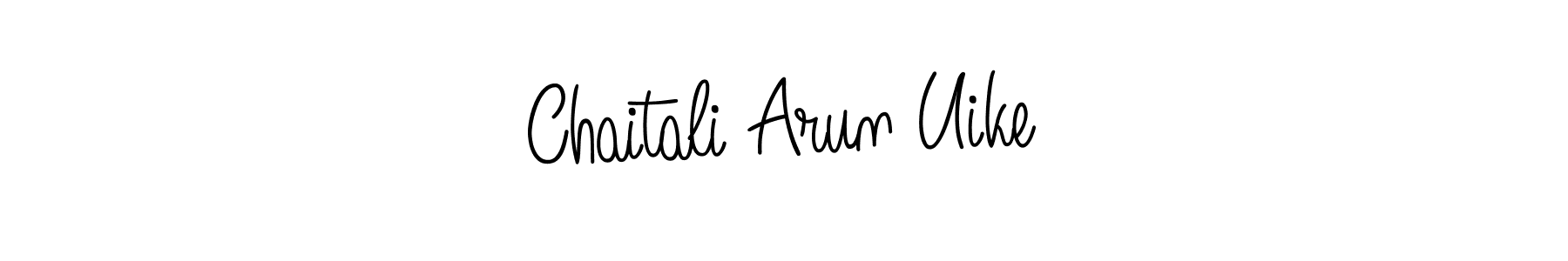 Design your own signature with our free online signature maker. With this signature software, you can create a handwritten (Angelique-Rose-font-FFP) signature for name Chaitali Arun Uike. Chaitali Arun Uike signature style 5 images and pictures png