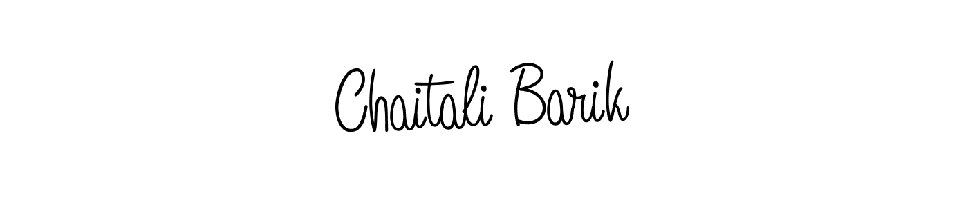 Chaitali Barik stylish signature style. Best Handwritten Sign (Angelique-Rose-font-FFP) for my name. Handwritten Signature Collection Ideas for my name Chaitali Barik. Chaitali Barik signature style 5 images and pictures png