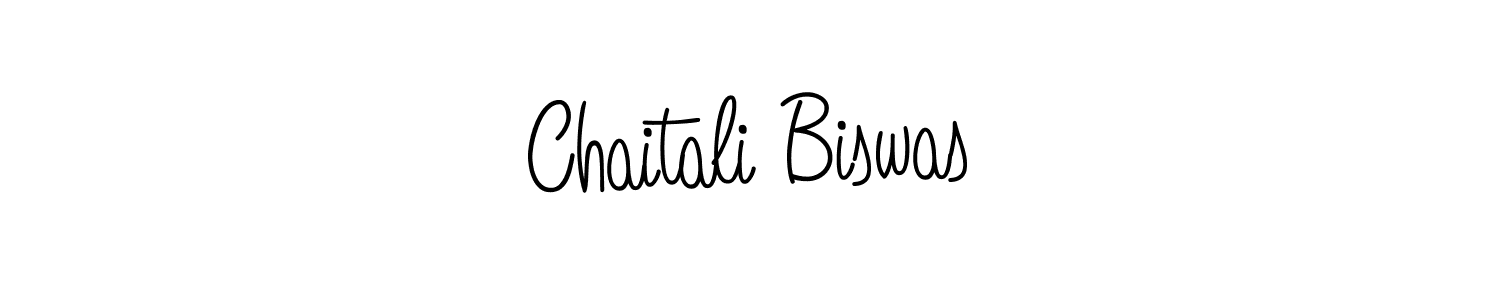 The best way (Angelique-Rose-font-FFP) to make a short signature is to pick only two or three words in your name. The name Chaitali Biswas include a total of six letters. For converting this name. Chaitali Biswas signature style 5 images and pictures png