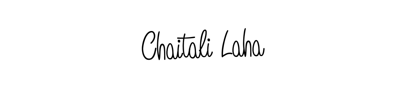 How to make Chaitali Laha signature? Angelique-Rose-font-FFP is a professional autograph style. Create handwritten signature for Chaitali Laha name. Chaitali Laha signature style 5 images and pictures png