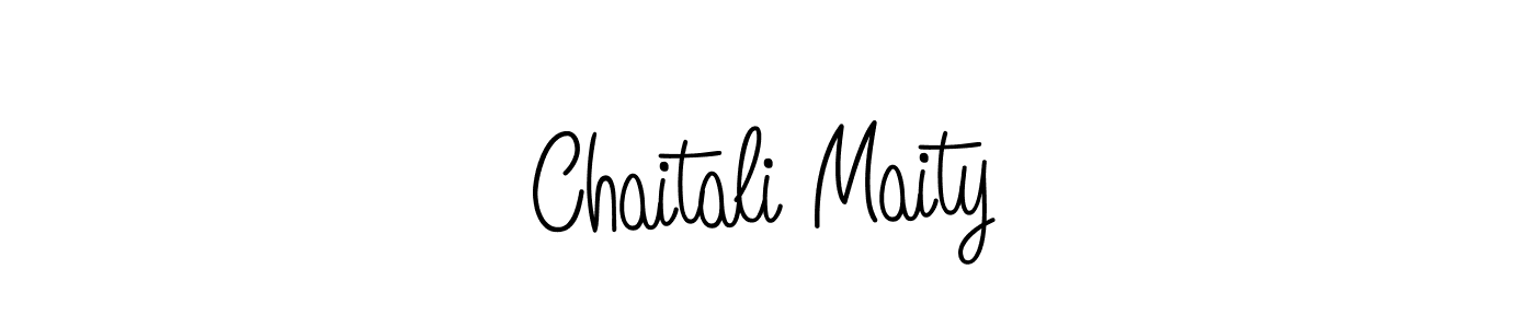 Make a short Chaitali Maity signature style. Manage your documents anywhere anytime using Angelique-Rose-font-FFP. Create and add eSignatures, submit forms, share and send files easily. Chaitali Maity signature style 5 images and pictures png