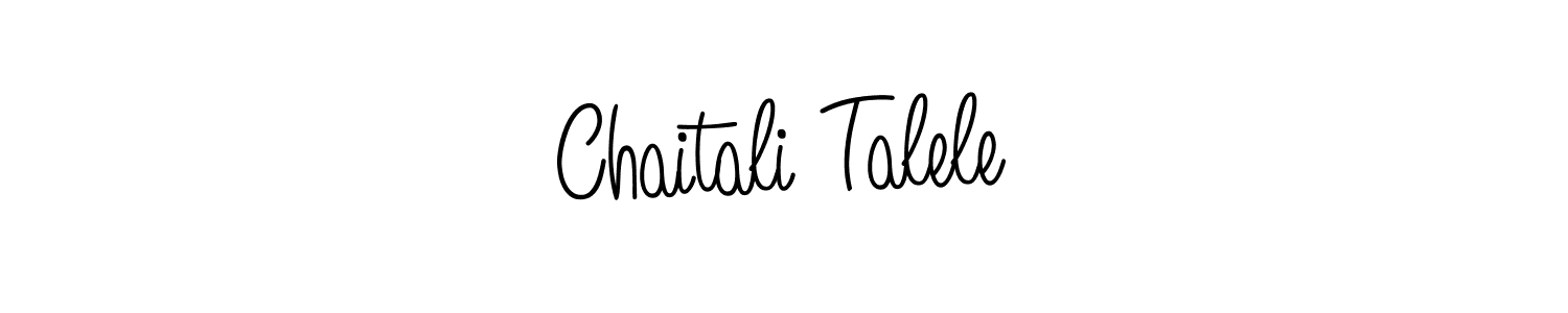 How to make Chaitali Talele signature? Angelique-Rose-font-FFP is a professional autograph style. Create handwritten signature for Chaitali Talele name. Chaitali Talele signature style 5 images and pictures png