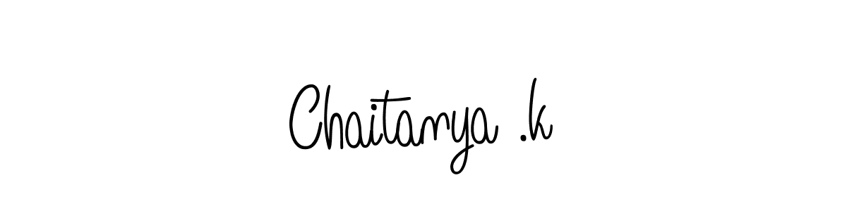 Chaitanya .k stylish signature style. Best Handwritten Sign (Angelique-Rose-font-FFP) for my name. Handwritten Signature Collection Ideas for my name Chaitanya .k. Chaitanya .k signature style 5 images and pictures png