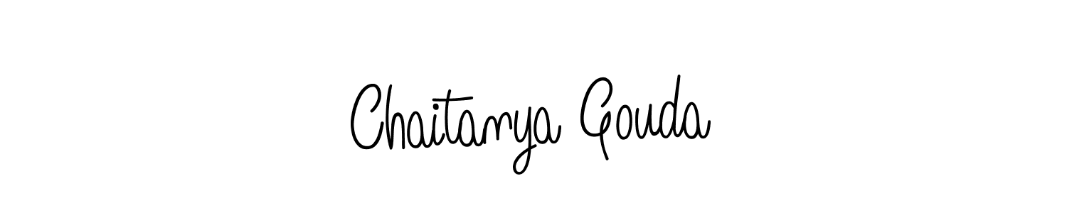 Make a beautiful signature design for name Chaitanya Gouda. Use this online signature maker to create a handwritten signature for free. Chaitanya Gouda signature style 5 images and pictures png