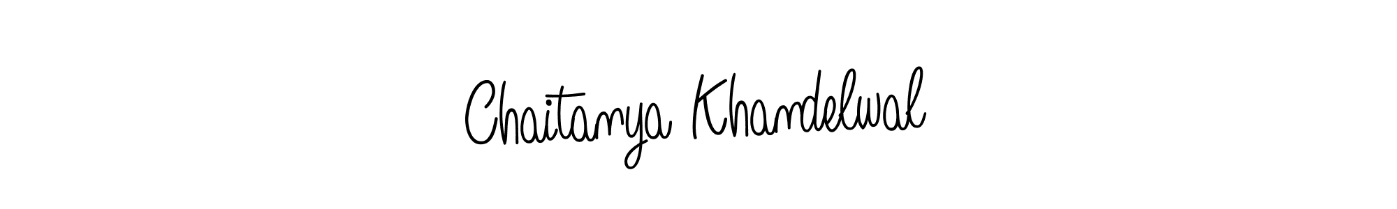 Make a short Chaitanya Khandelwal signature style. Manage your documents anywhere anytime using Angelique-Rose-font-FFP. Create and add eSignatures, submit forms, share and send files easily. Chaitanya Khandelwal signature style 5 images and pictures png