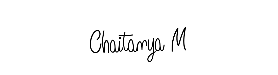 Make a short Chaitanya M signature style. Manage your documents anywhere anytime using Angelique-Rose-font-FFP. Create and add eSignatures, submit forms, share and send files easily. Chaitanya M signature style 5 images and pictures png