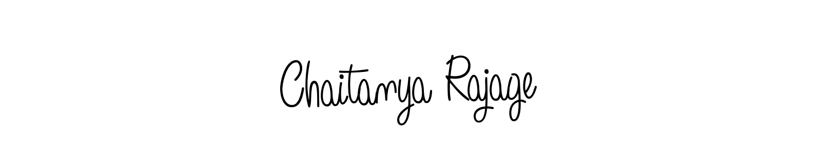 You should practise on your own different ways (Angelique-Rose-font-FFP) to write your name (Chaitanya Rajage) in signature. don't let someone else do it for you. Chaitanya Rajage signature style 5 images and pictures png