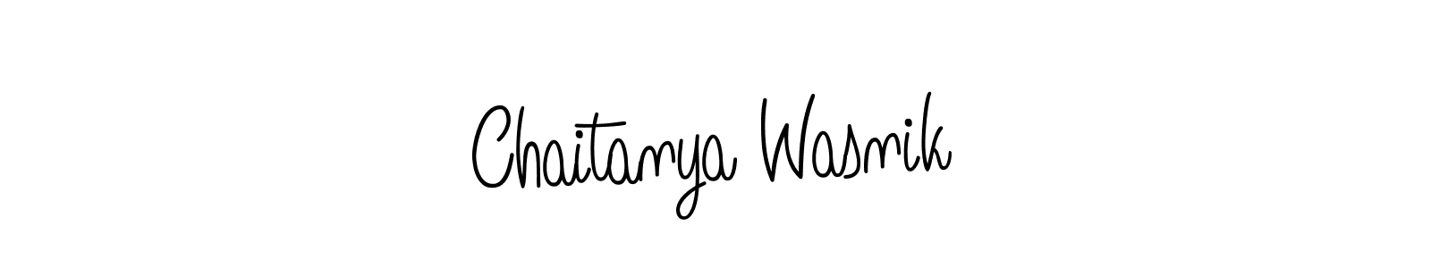 How to Draw Chaitanya Wasnik signature style? Angelique-Rose-font-FFP is a latest design signature styles for name Chaitanya Wasnik. Chaitanya Wasnik signature style 5 images and pictures png