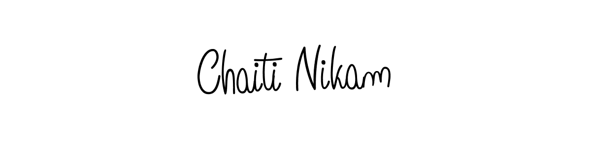 Similarly Angelique-Rose-font-FFP is the best handwritten signature design. Signature creator online .You can use it as an online autograph creator for name Chaiti Nikam. Chaiti Nikam signature style 5 images and pictures png