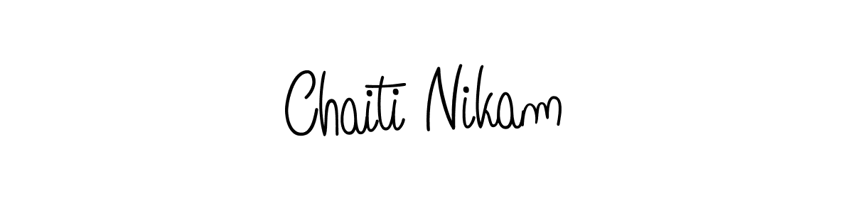 Similarly Angelique-Rose-font-FFP is the best handwritten signature design. Signature creator online .You can use it as an online autograph creator for name Chaiti Nikam. Chaiti Nikam signature style 5 images and pictures png