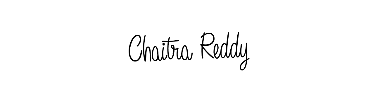 Use a signature maker to create a handwritten signature online. With this signature software, you can design (Angelique-Rose-font-FFP) your own signature for name Chaitra Reddy. Chaitra Reddy signature style 5 images and pictures png