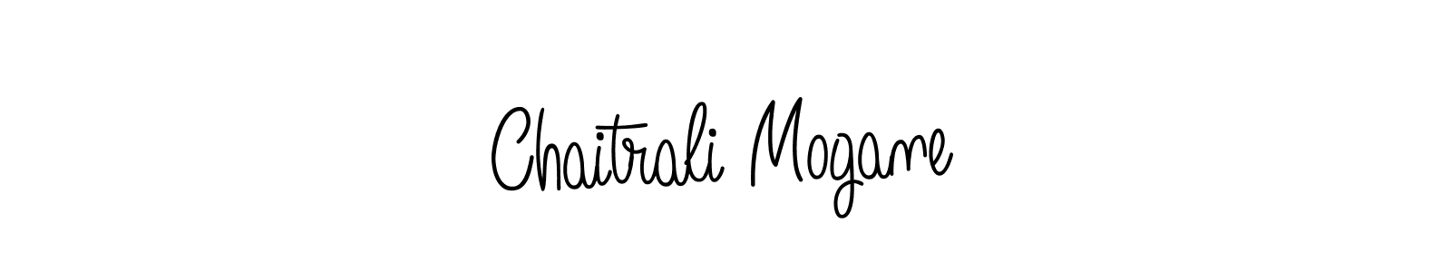 Use a signature maker to create a handwritten signature online. With this signature software, you can design (Angelique-Rose-font-FFP) your own signature for name Chaitrali Mogane. Chaitrali Mogane signature style 5 images and pictures png