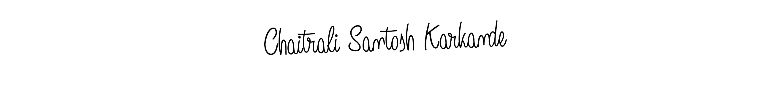 Also we have Chaitrali Santosh Karkande name is the best signature style. Create professional handwritten signature collection using Angelique-Rose-font-FFP autograph style. Chaitrali Santosh Karkande signature style 5 images and pictures png