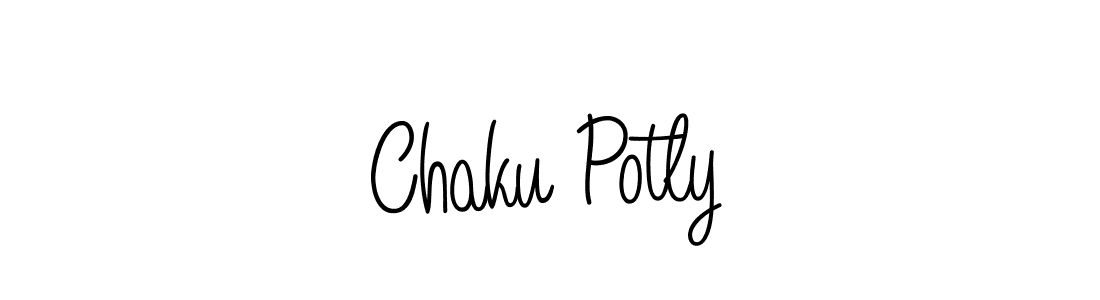 Check out images of Autograph of Chaku Potly name. Actor Chaku Potly Signature Style. Angelique-Rose-font-FFP is a professional sign style online. Chaku Potly signature style 5 images and pictures png