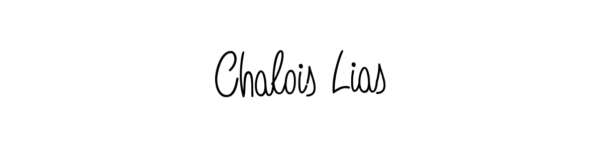 Make a beautiful signature design for name Chalois Lias. With this signature (Angelique-Rose-font-FFP) style, you can create a handwritten signature for free. Chalois Lias signature style 5 images and pictures png