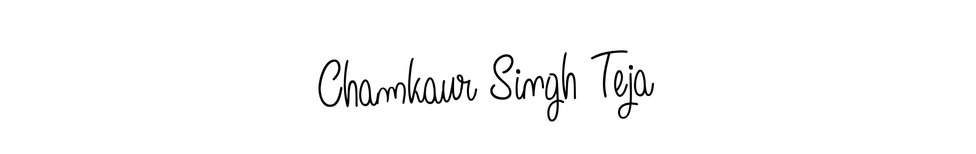 How to Draw Chamkaur Singh Teja signature style? Angelique-Rose-font-FFP is a latest design signature styles for name Chamkaur Singh Teja. Chamkaur Singh Teja signature style 5 images and pictures png