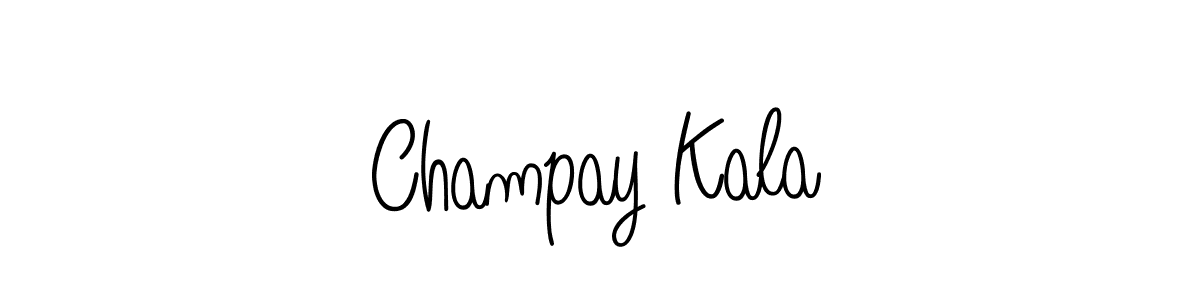 It looks lik you need a new signature style for name Champay Kala. Design unique handwritten (Angelique-Rose-font-FFP) signature with our free signature maker in just a few clicks. Champay Kala signature style 5 images and pictures png