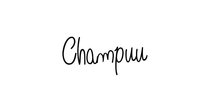 Make a short Champuu signature style. Manage your documents anywhere anytime using Angelique-Rose-font-FFP. Create and add eSignatures, submit forms, share and send files easily. Champuu signature style 5 images and pictures png