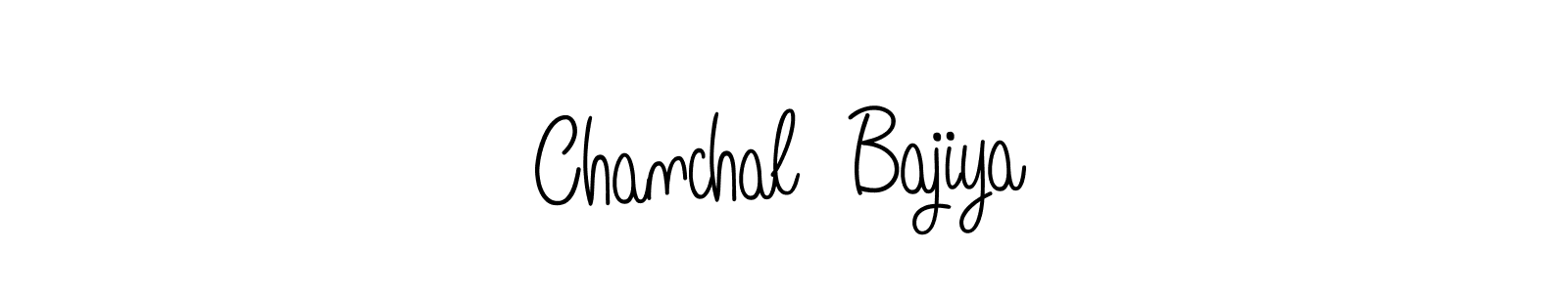 Also You can easily find your signature by using the search form. We will create Chanchal  Bajiya name handwritten signature images for you free of cost using Angelique-Rose-font-FFP sign style. Chanchal  Bajiya signature style 5 images and pictures png