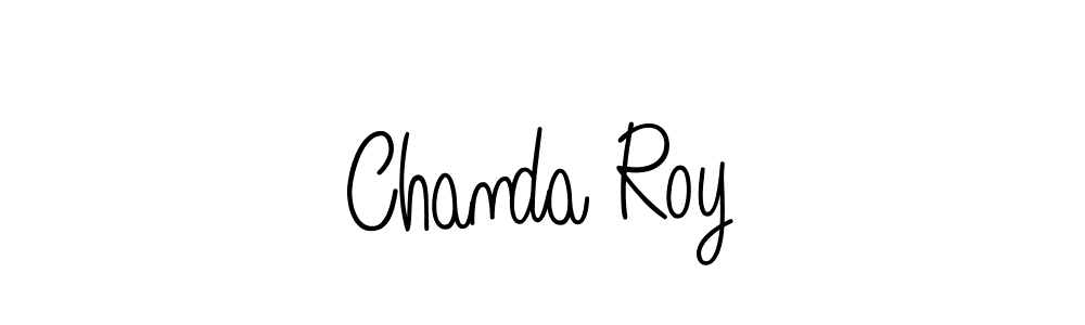 How to make Chanda Roy name signature. Use Angelique-Rose-font-FFP style for creating short signs online. This is the latest handwritten sign. Chanda Roy signature style 5 images and pictures png
