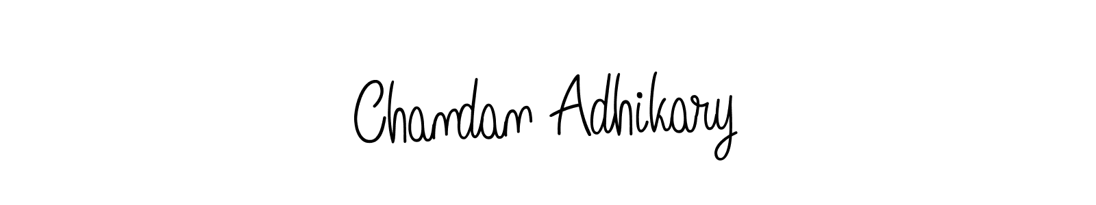 You can use this online signature creator to create a handwritten signature for the name Chandan Adhikary. This is the best online autograph maker. Chandan Adhikary signature style 5 images and pictures png