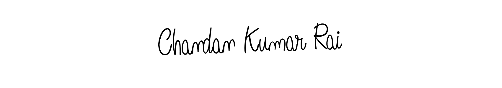 The best way (Angelique-Rose-font-FFP) to make a short signature is to pick only two or three words in your name. The name Chandan Kumar Rai include a total of six letters. For converting this name. Chandan Kumar Rai signature style 5 images and pictures png