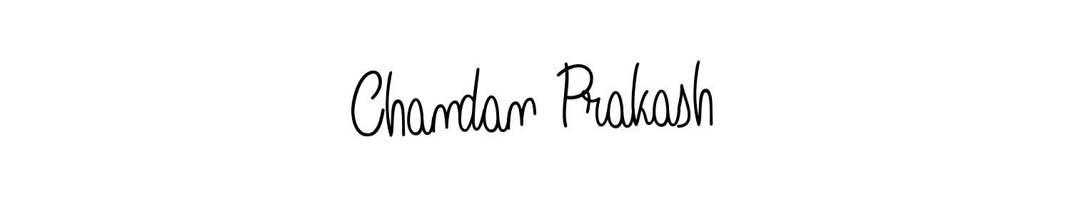 Design your own signature with our free online signature maker. With this signature software, you can create a handwritten (Angelique-Rose-font-FFP) signature for name Chandan Prakash. Chandan Prakash signature style 5 images and pictures png