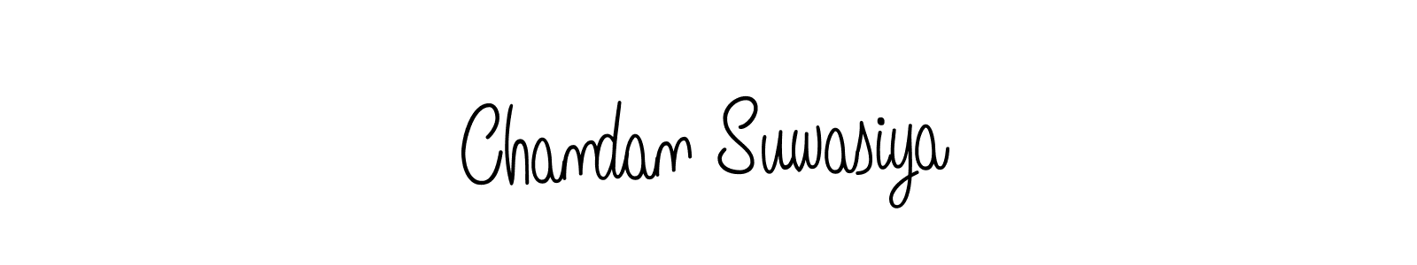 You can use this online signature creator to create a handwritten signature for the name Chandan Suwasiya. This is the best online autograph maker. Chandan Suwasiya signature style 5 images and pictures png