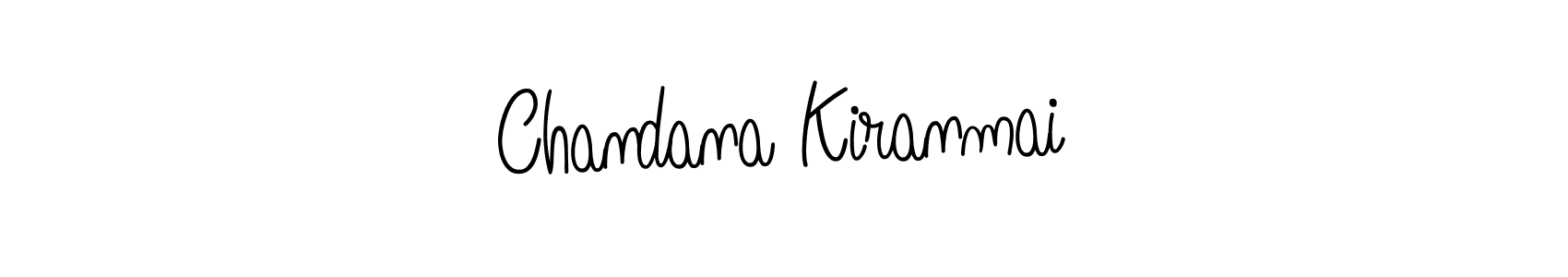 Similarly Angelique-Rose-font-FFP is the best handwritten signature design. Signature creator online .You can use it as an online autograph creator for name Chandana Kiranmai. Chandana Kiranmai signature style 5 images and pictures png