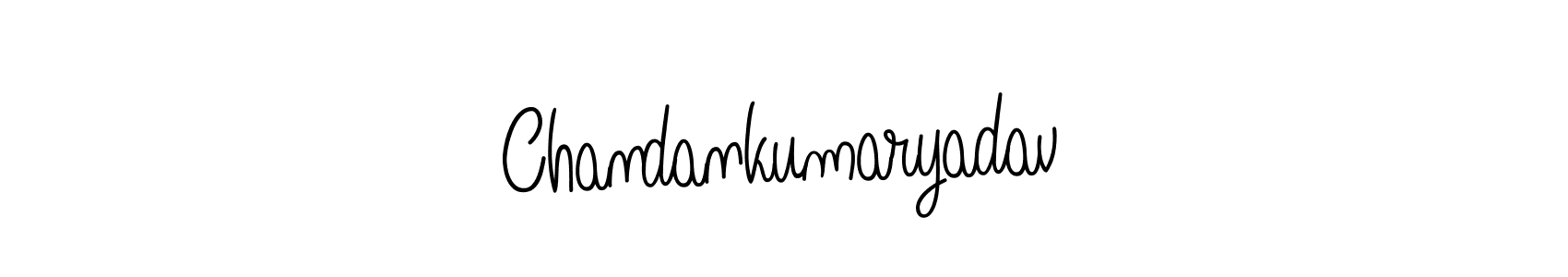 Also we have Chandankumaryadav name is the best signature style. Create professional handwritten signature collection using Angelique-Rose-font-FFP autograph style. Chandankumaryadav signature style 5 images and pictures png